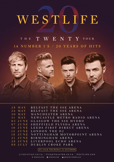 Westlife - The Twenty Tour Live的海报-正式海报