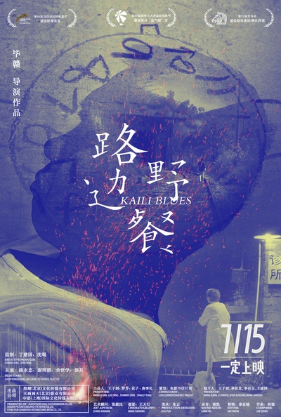 路边野餐的海报-预告海报
