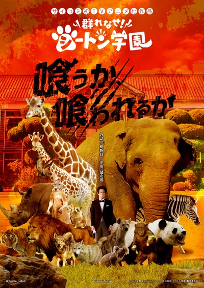 成群结伴！西顿学园的海报-预告海报