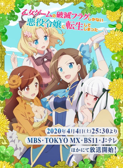 转生成为了只有乙女游戏破灭 Flag 的邪恶大小姐的海报-正式海报