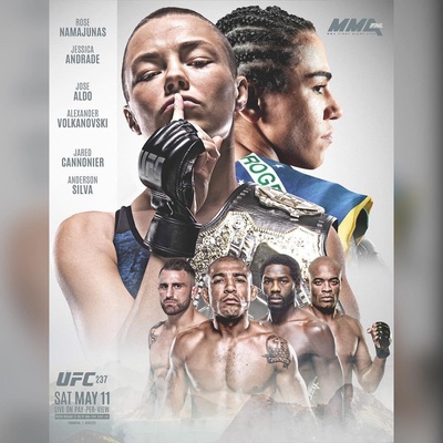 UFC 237：暴徒VS打桩机的海报-正式海报