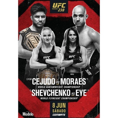 UFC238: Cejudo vs. Moraes的海报-正式海报