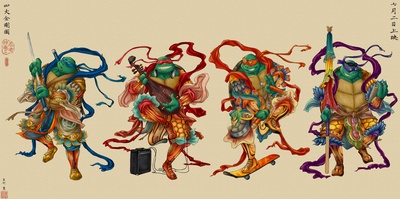 忍者神龟2：破影而出的海报-其他海报 中国大陆 特别版 By:夏阿