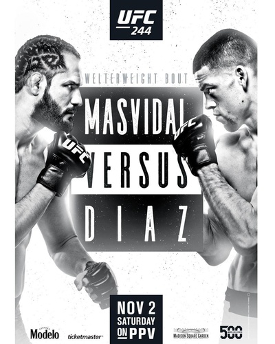 UFC纽约：马思维达 vs 小麻的海报-正式海报