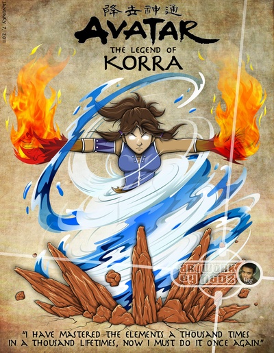 降世神通：科拉传奇 第一季的海报-正式海报
