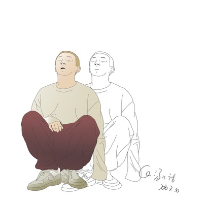 #活着的海报-其他海报 饭制手绘海报