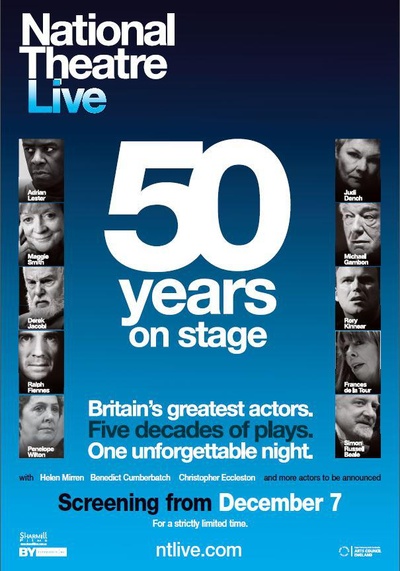 英国国家剧院50周年庆典的海报-正式海报