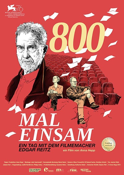 800次寂寞：与电影制作人埃德加·雷茨的一天的海报-正式海报
