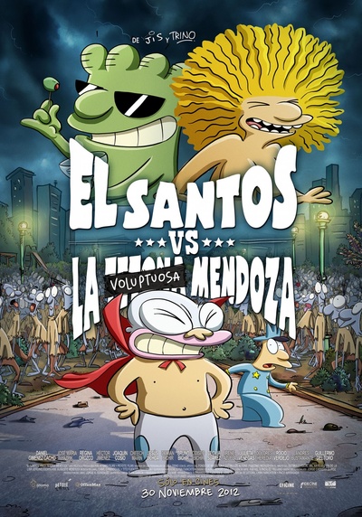 El Santos VS la Tetona Mendoza的海报-正式海报