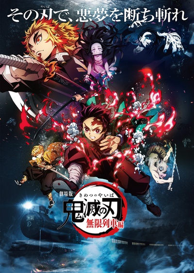 鬼灭之刃 剧场版 无限列车篇的海报-正式海报