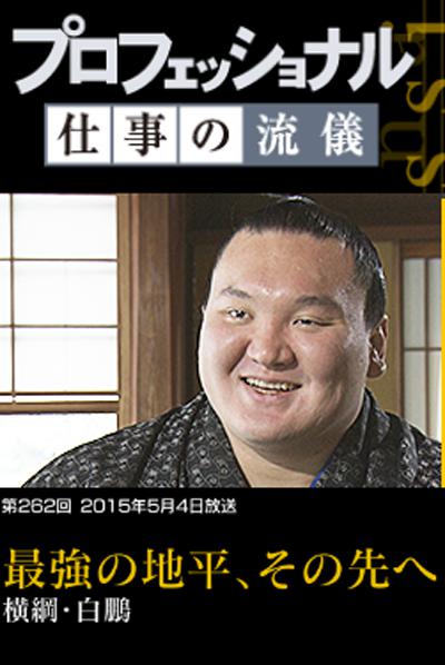 职业人的作风 横纲 白鹏的海报-正式海报