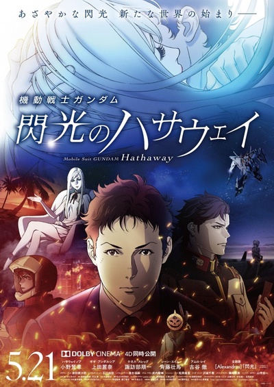 机动战士高达 闪光的哈萨维 剧场版1的海报-正式海报 日本