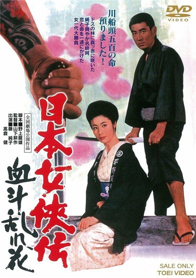 日本女侠传：血斗乱花的海报-正式海报