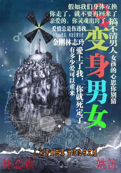 变身男女的海报-预告海报