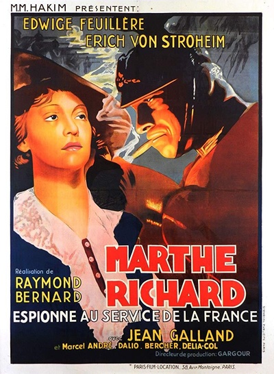 Marthe Richard au service de la France的海报-正式海报