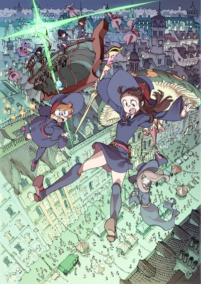 小魔女学园：魔法游行的海报-预告海报 日本