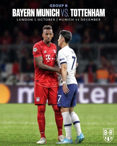 Champions League - Group B Tottenham Hotspur vs Bayern Munich的海报-正式海报