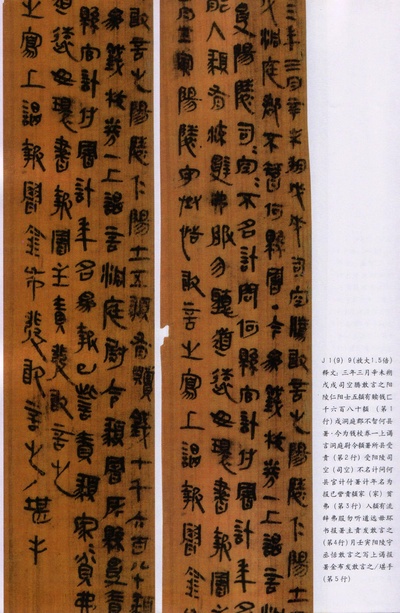 古井中的秦简——里耶秦简的海报-正式海报