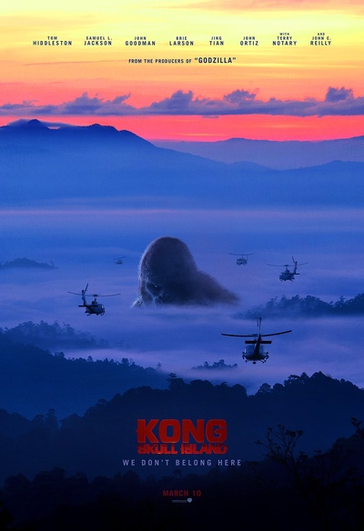 金刚：骷髅岛的海报-正式海报