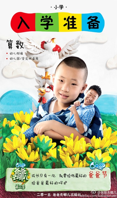 爸爸去哪儿 第三季的海报-角色海报
