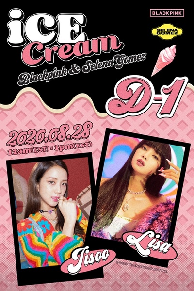 Blackpink & Selena Gomez: Ice Cream的海报-角色海报 韩国