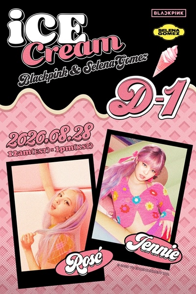 Blackpink & Selena Gomez: Ice Cream的海报-角色海报 韩国
