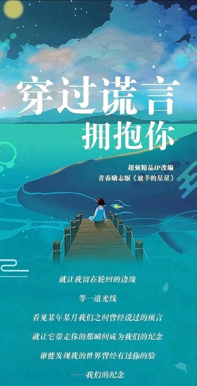 穿过谎言拥抱你的海报-预告海报 中国大陆