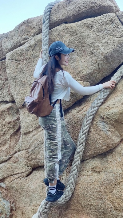 运动日记的图片-你们觉得我可以cos谁<br> 女版蜘蛛侠？