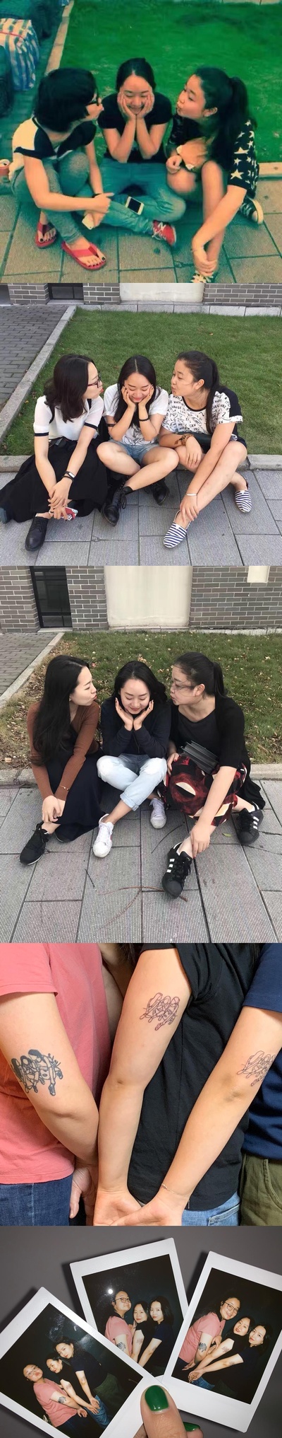 我的纹身故事的图片-第二个纹身<br>在一起才是永远的 即使相隔千万里