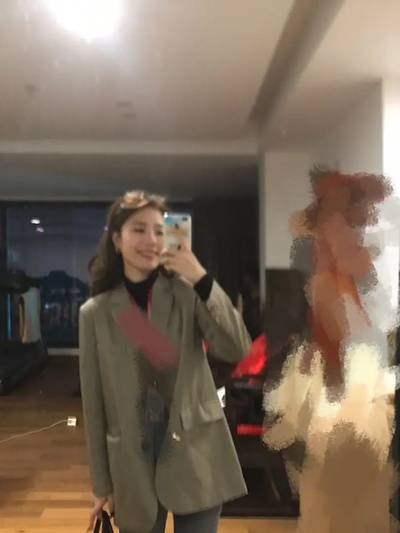 上班族的每日职场穿搭的图片-之前穿的<br>每天都挺随意的