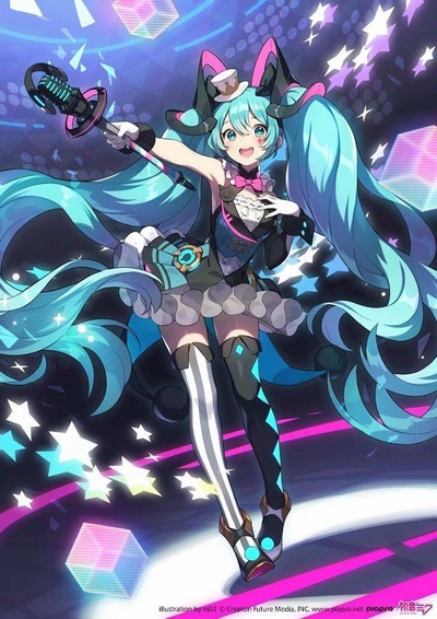 初音未来 Magical Mirai 2019演唱会的海报-正式海报