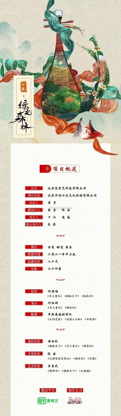 幻乐·绿光森林的海报-正式海报