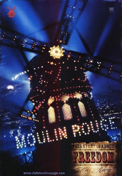 红磨坊 Moulin Rouge!的海报-预告海报 美国