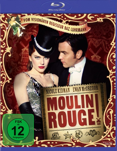 红磨坊 Moulin Rouge!的海报-其他海报 德国版蓝光封面