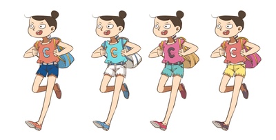 女生宿舍日常 第一季的海报-角色海报