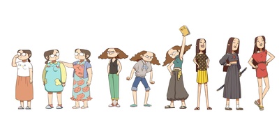 女生宿舍日常 第一季的海报-角色海报