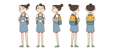女生宿舍日常 第一季的海报-角色海报