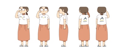 女生宿舍日常 第一季的海报-角色海报