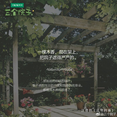 三个院子的海报-预告海报