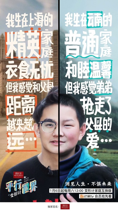变形计之平行世界的海报-角色海报 中国大陆