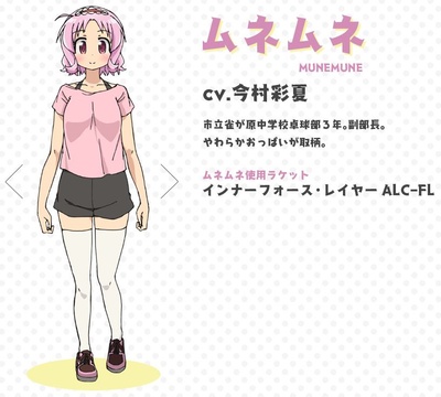 灼热乒乓妹的海报-角色海报 日本