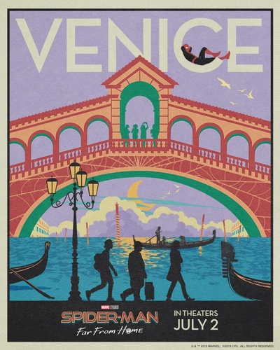 蜘蛛侠：英雄远征的海报-预告海报 美国