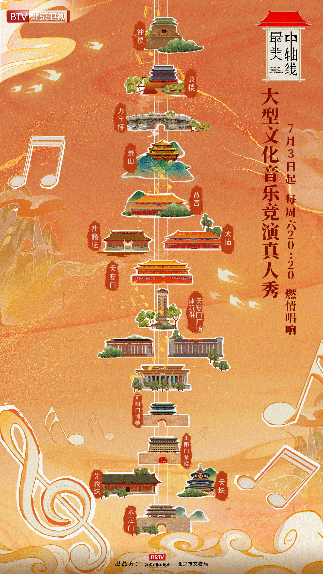 最美中轴线的海报-正式海报 中国大陆