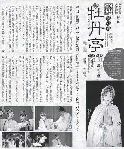 シネマ歌舞伎特別篇 牡丹亭的海报-其他海报 日本
