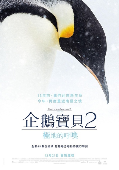 帝企鹅日记2：召唤的海报-正式海报 台湾