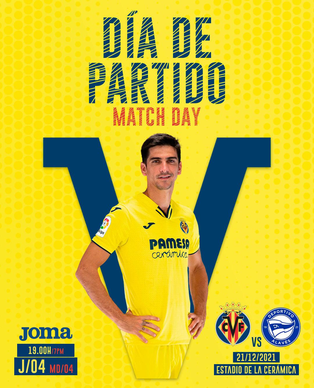 Villarreal CF - Deportivo Alavés的海报-正式海报