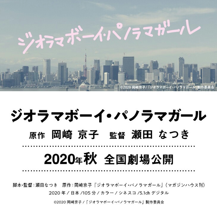 透视画男孩与全景画女孩的海报-预告海报
