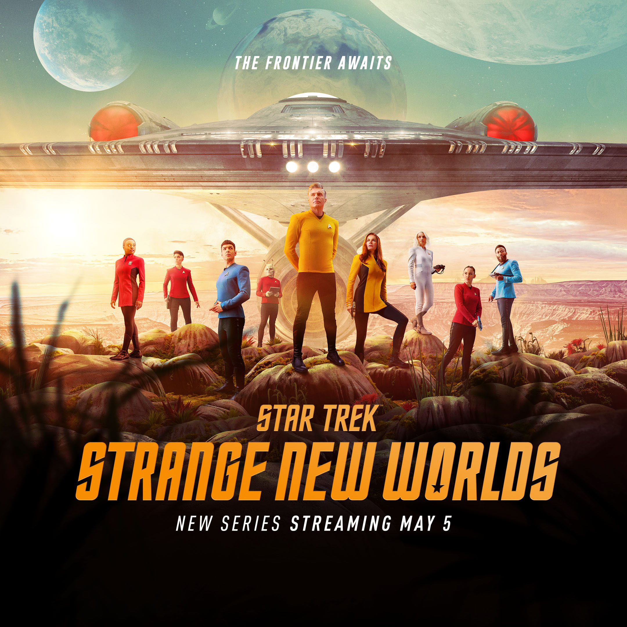 星际迷航：奇异新世界 第一季的海报-预告海报