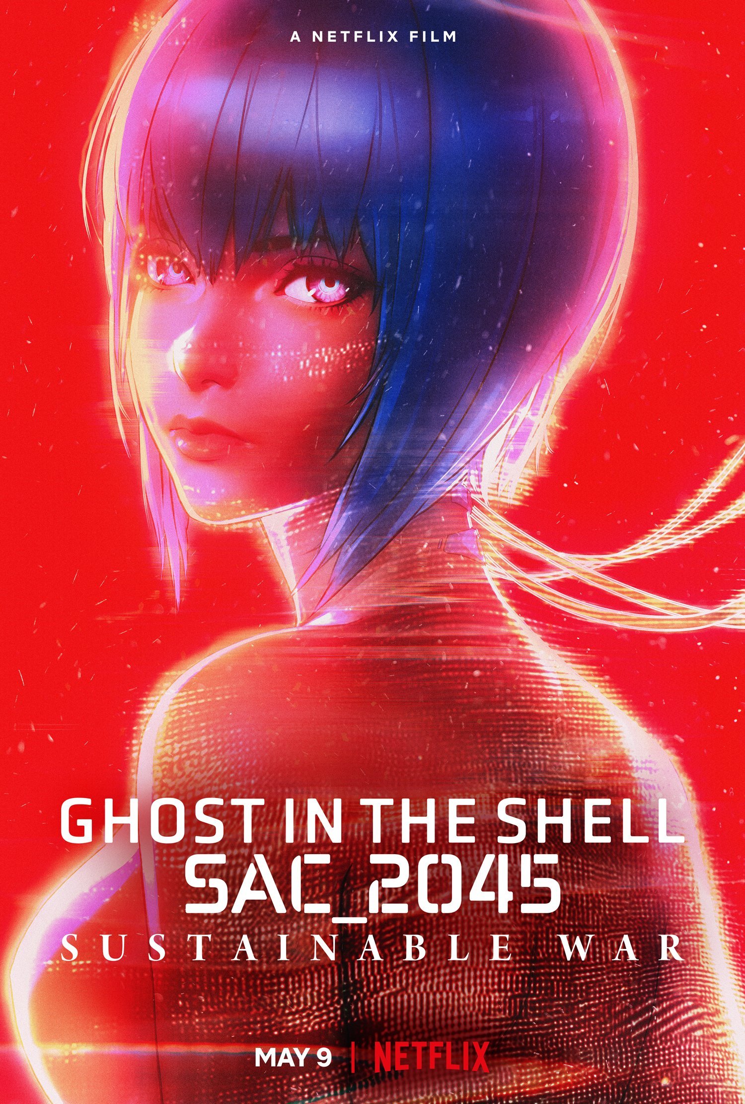攻壳机动队 SAC_2045 持续可能战争的海报-正式海报 美国