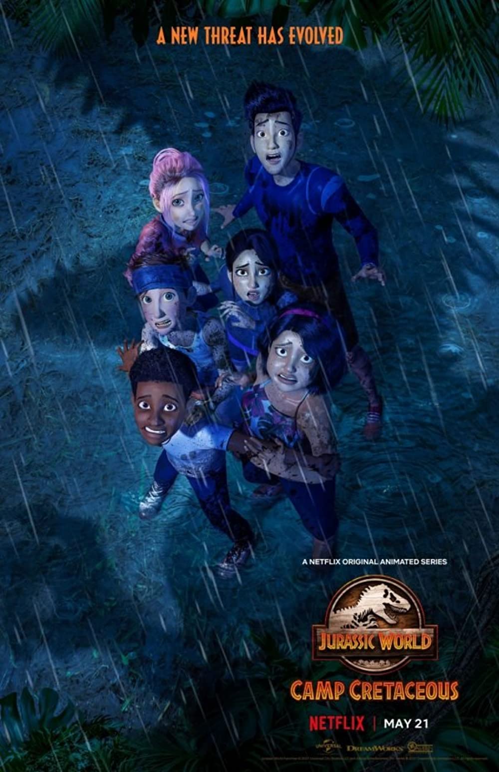 侏罗纪世界：白垩纪营地 第三季的海报-正式海报